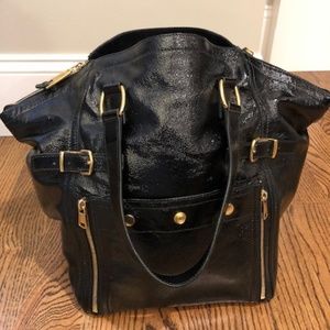 Saint Laurent (YSL) Black Downtown Medium Bag